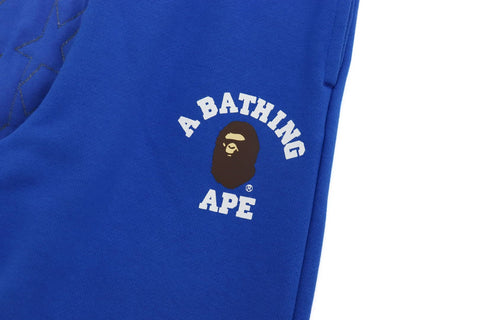 COLLEGE PRINT QUILTING SWEAT PANTS KIDS