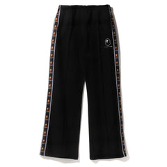 SIDE TAPE JERSEY FLARE PANTS MENS