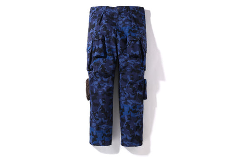 SAND CAMO MULTI POCKET WIDE FIT PANTS MENS