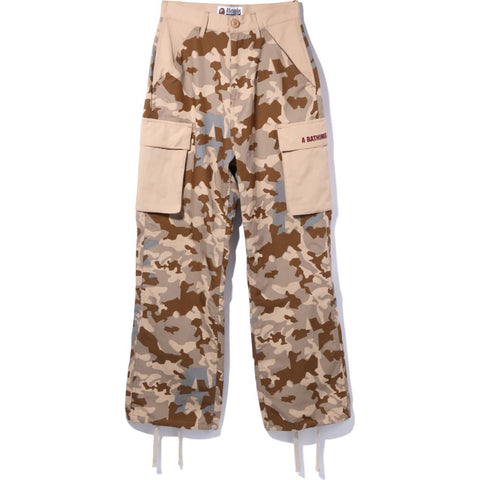 SAND CAMO 6 POCKET HIGH WAIST PANTS LADIES