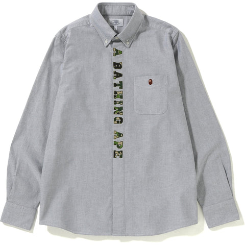 ABC APPLIQUE OXFORD BD SHIRT MENS