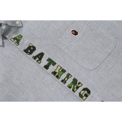 ABC APPLIQUE OXFORD BD SHIRT MENS