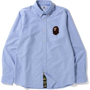 LARGE APE HEAD OXFORD BD SHIRT MENS