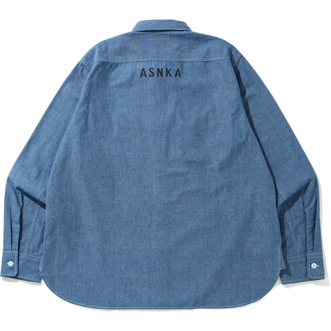 CHAMBRAY RELAXED SHIRT MENS