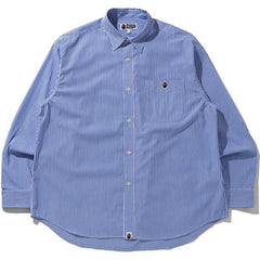 STRIPE LOOSE FIT POPLIN SHIRT MENS