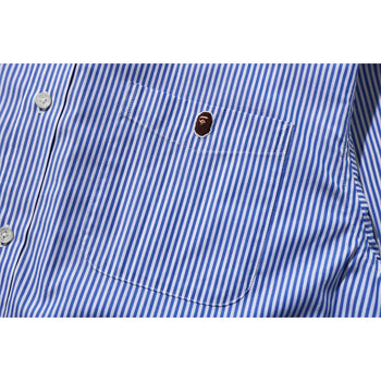 STRIPE LOOSE FIT POPLIN SHIRT MENS