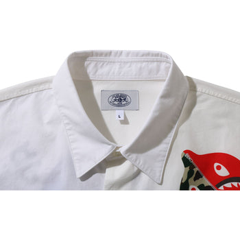 MULTI MOTIF PRINT RELAXED SHIRT MENS