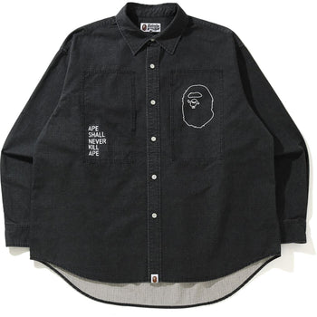 LOOSE FIT RIPSTOP SHIRT MENS
