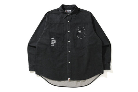 LOOSE FIT RIPSTOP SHIRT MENS