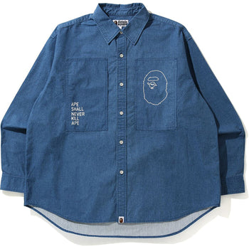 LOOSE FIT RIPSTOP SHIRT MENS