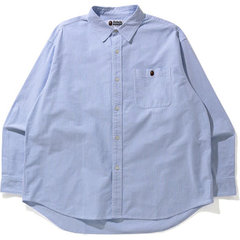 STRIPE ONE POINT LOOSE FIT SHIRT MENS