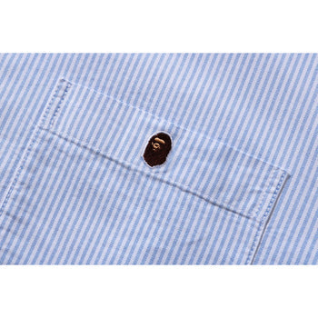 STRIPE ONE POINT LOOSE FIT SHIRT MENS