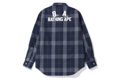 B.A. CHECK OVERSIZED SHIRT LADIES