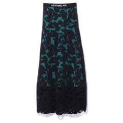SOLID CAMO LONG SKIRT LADIES
