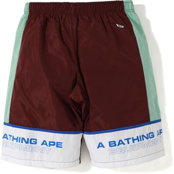 COLOR BLOCK TRACK SHORTS MENS