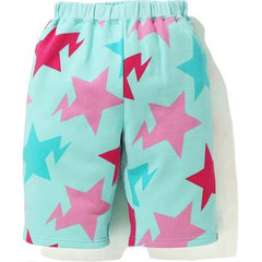 BAPE STORE MIAMI 1ST ANNIV STA PATTERN SWEAT SHORTS KIDS