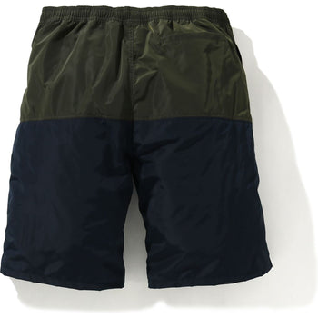 COLOR BLOCK TRACK SHORTS MENS
