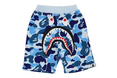 BIG ABC CAMO SHARK SWEAT SHORTS KIDS