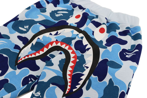 BIG ABC CAMO SHARK SWEAT SHORTS KIDS
