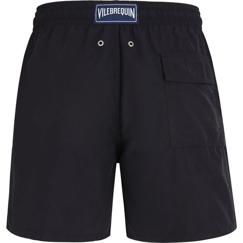BAPE BLACK X VILEBREQUIN LOGO EMBORODERY SWIMMING SHORTS MENS