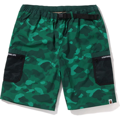 COLOR CAMO MESH POCKET SHORTS M
