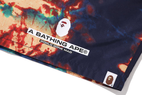 TIE DYE BEACH SHORTS MENS