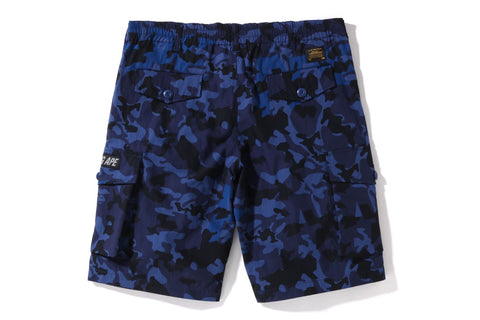 SAND CAMO MULTI POCKET WIDE FIT SHORTS MENS