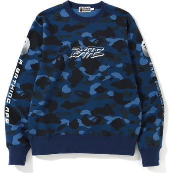 COLOR CAMO BAPE CREWNECK MENS