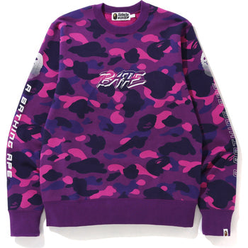 COLOR CAMO BAPE CREWNECK MENS