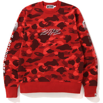 COLOR CAMO BAPE CREWNECK MENS