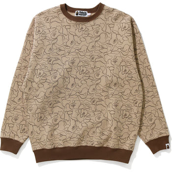 LINE CAMO OVERSIZED CREWNECK LADIES