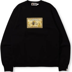 BAPE X OVO CARD CREWNECK MENS