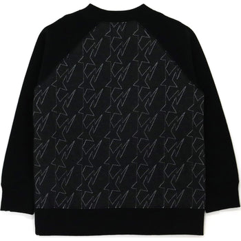 COLLEGE APPLIQUE QUILTING CREWNECK KIDS