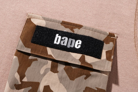 SAND CAMO MULTI POCKET CREWNECK MENS