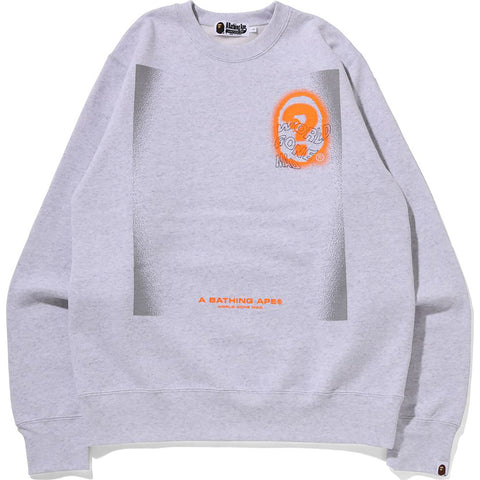 MULTI GRAPHIC CREWNECK MENS