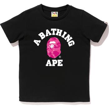 COLOR CAMO COLLEGE TEE LADIES