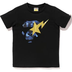 COLOR CAMO APE FACE ON BAPESTA TEE LADIES