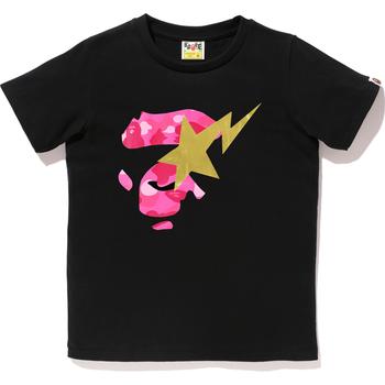 COLOR CAMO APE FACE ON BAPESTA TEE LADIES