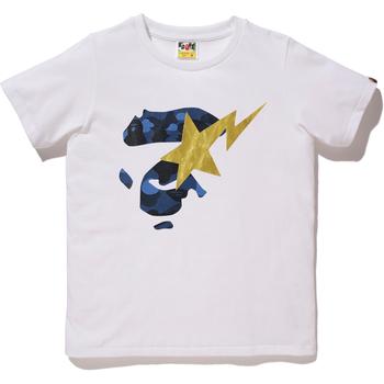 COLOR CAMO APE FACE ON BAPESTA TEE LADIES