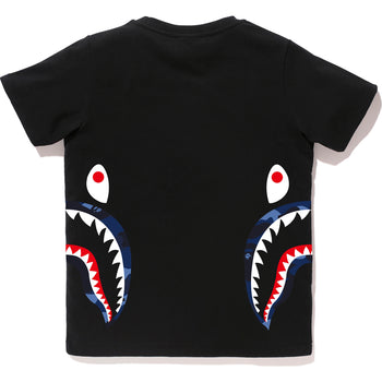 COLOR CAMO SIDE SHARK TEE LADIES