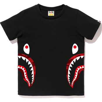 COLOR CAMO SIDE SHARK TEE LADIES