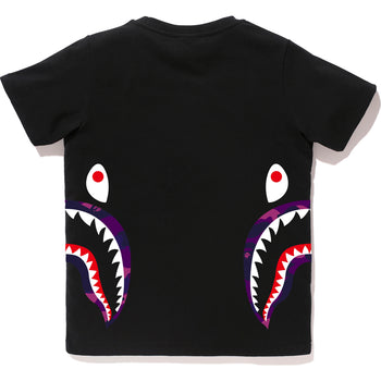 COLOR CAMO SIDE SHARK TEE LADIES