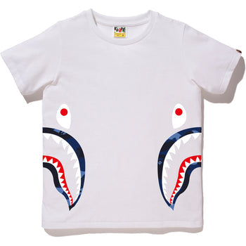 COLOR CAMO SIDE SHARK TEE LADIES