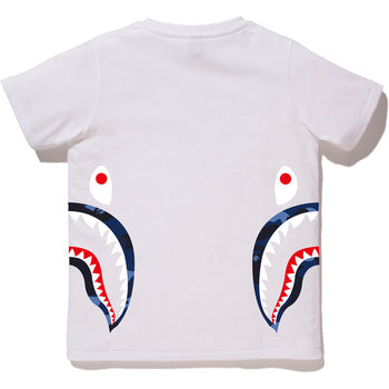 COLOR CAMO SIDE SHARK TEE LADIES