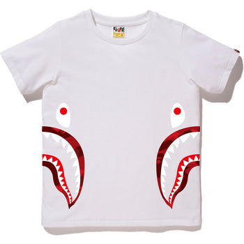 COLOR CAMO SIDE SHARK TEE LADIES