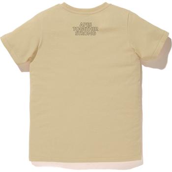 BICOLOR BIG ATS CIRCLE TEE LADIES