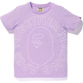 BICOLOR BIG ATS CIRCLE TEE LADIES
