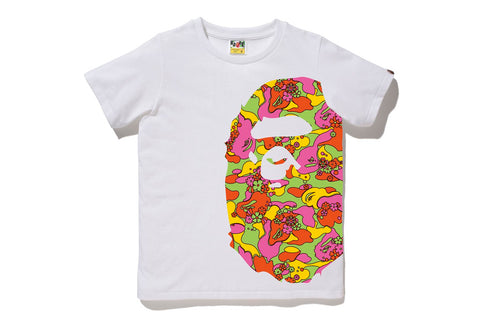 ABC FLOWER SIDE BIG APE HEAD TEE LADIES