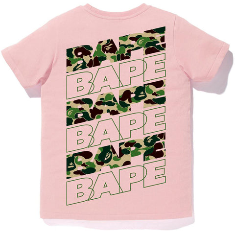 ABC BAPE LOGO TEE LADIES