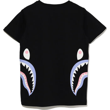 COLORS SIDE SHARK TEE LADIES